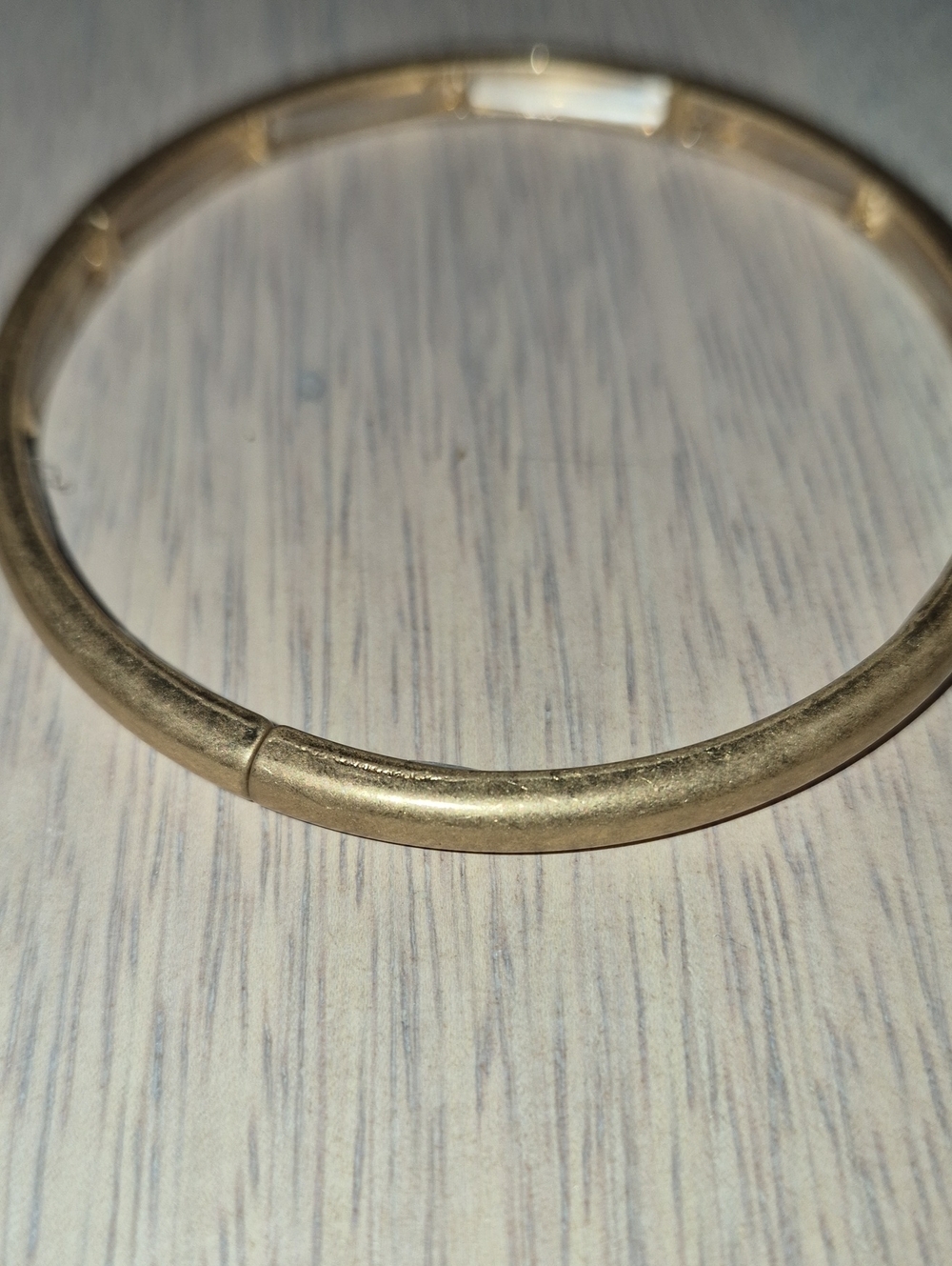 Bangle Women's Bracelet Plunder Stretch Elastin Goldtone Jewelry New